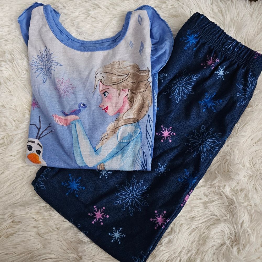 Disney Frozen Elsa and Olaf Kids Girl's Size 8 Pajama Set